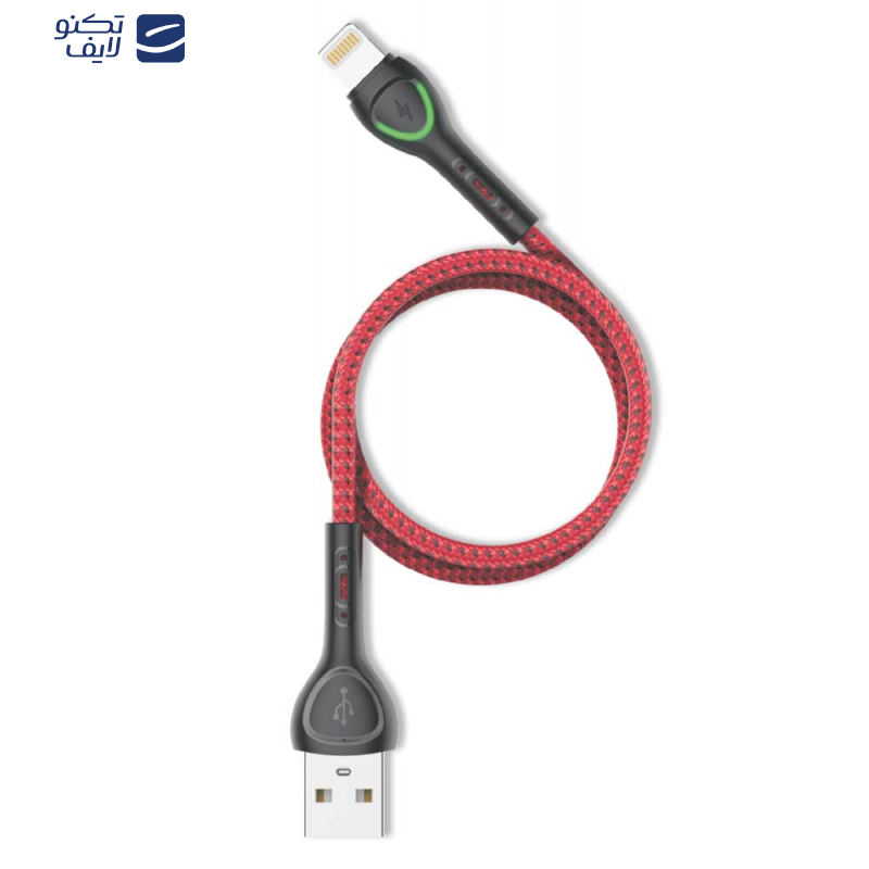 کابل تبدیل USB به لایتنینگ کینگ استار مدل K26i طول 1 متر کابل تبدیل USB به لایتنینگ کینگ استار مدل K26i طول 1 متر