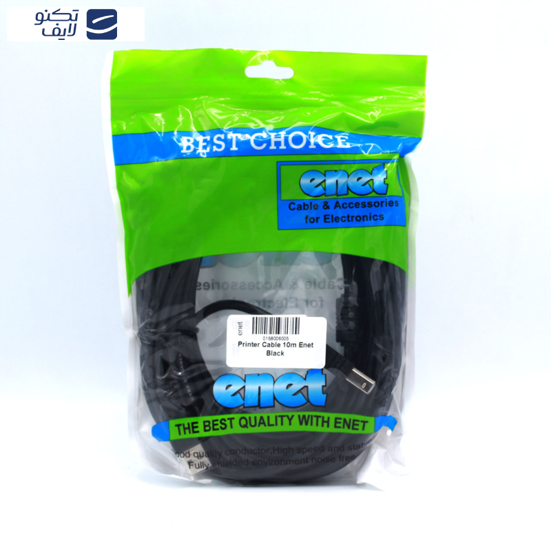 کابل USB پرینتر ای نت مدل EN-BM1000BL طول 10 متر کابل USB پرینتر ای نت مدل EN-BM1000BL طول 10 متر