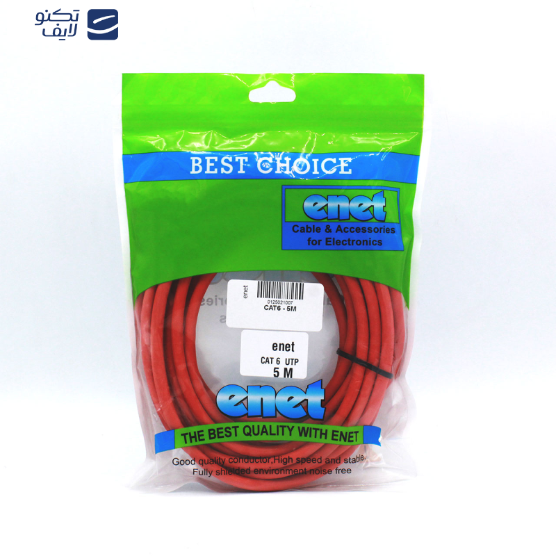 پچ کورد CATE 6e ای نت مدل En-NeC0500 پچ کورد CATE 6e ای نت مدل En-NeC0500