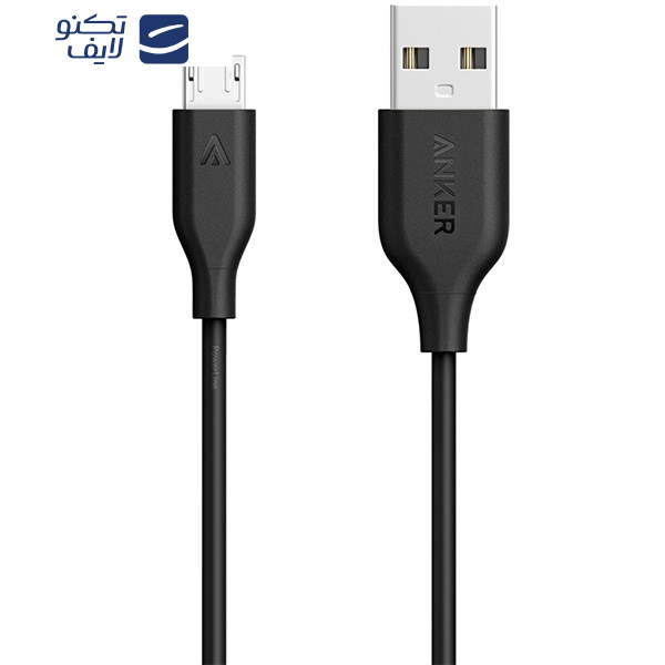 کابل تبدیل USB به microUSB انکر مدل A8132 PowerLine طول 0.9 متر کابل تبدیل USB به microUSB انکر مدل A8132 PowerLine طول 0.9 متر