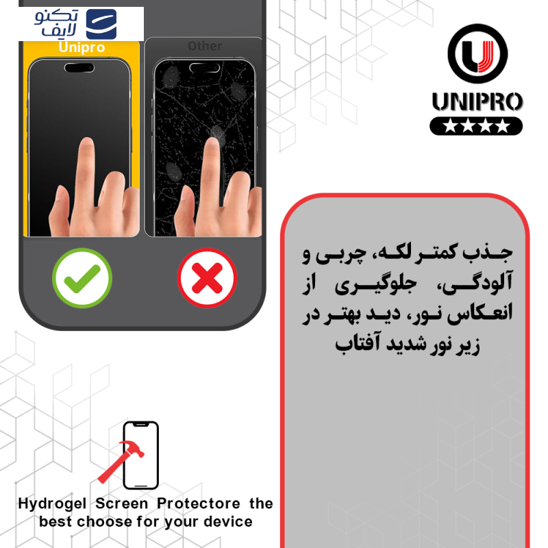 محافظ صفحه نمایش مات یونی پرو مدل 4 Star مناسب برای گوشی موبایل هوآوی nova 5T به همراه محافظ پشت گوشی محافظ صفحه نمایش مات یونی پرو مدل 4 Star مناسب برای گوشی موبایل هوآوی nova 5T به همراه محافظ پشت گوشی