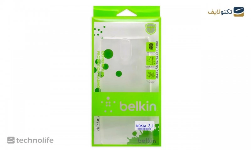 قاب ژلهای شفاف belkin مناسب برای گوشی نوکیا 3.1 قاب ژلهای شفاف belkin مناسب برای گوشی نوکیا 3.1