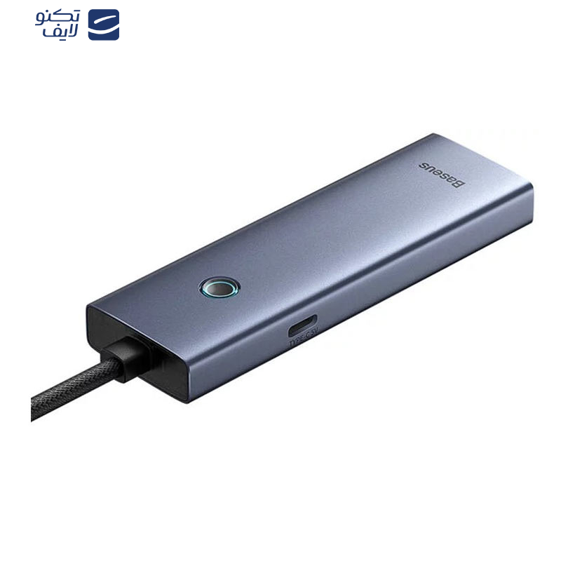 هاب 4 پورت USB-C باسئوس مدل BS-OH108 هاب 4 پورت USB-C باسئوس مدل BS-OH108