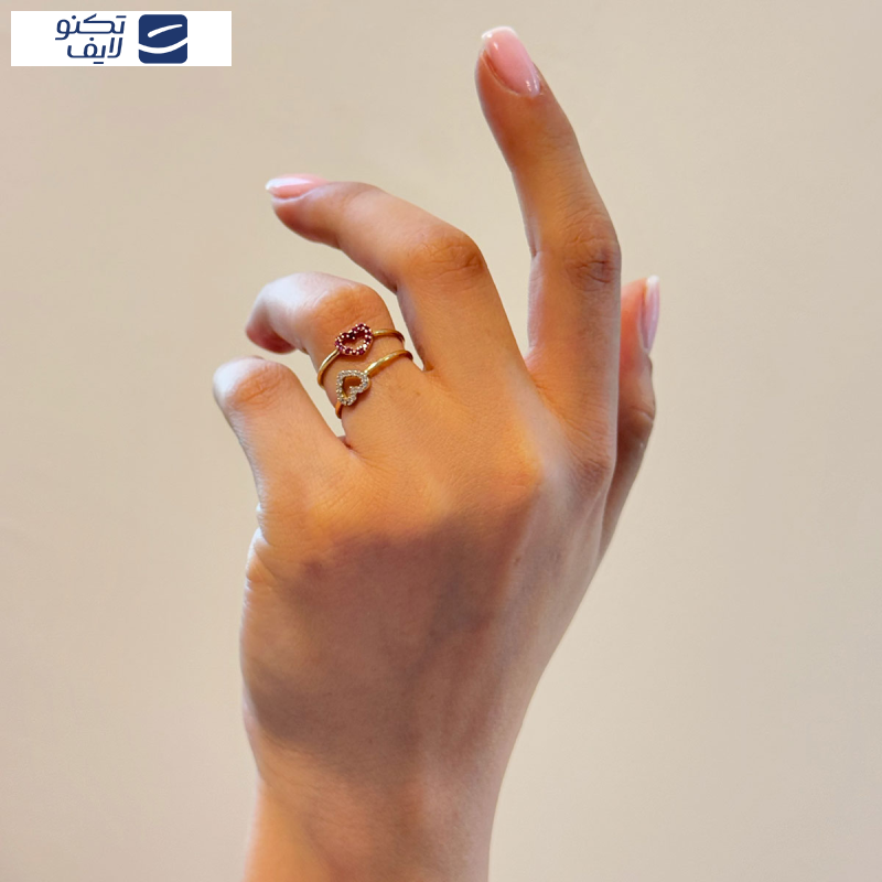 انگشتر طلا 18 عیار زنانه بان گالری مدل والنتین انگشتر طلا 18 عیار زنانه بان گالری مدل والنتین