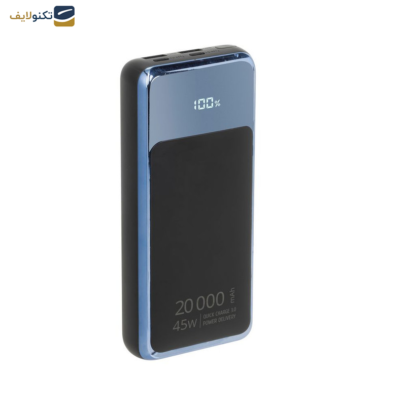 پاوربانک ریواکیس مدل VA1075 ظرفیت 20000 میلی آمپر ساعت پاوربانک ریواکیس مدل VA1075 ظرفیت 20000 میلی آمپر ساعت