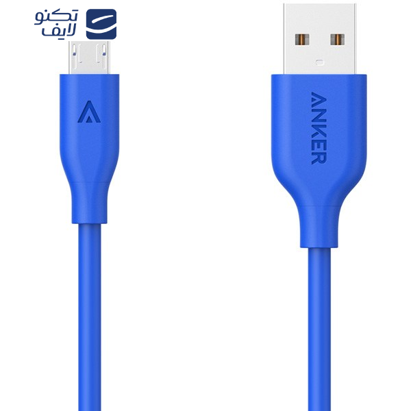 کابل تبدیل USB به microUSB انکر مدل A8132 PowerLine طول 0.9 متر کابل تبدیل USB به microUSB انکر مدل A8132 PowerLine طول 0.9 متر