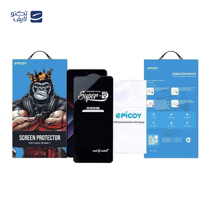 محافظ صفحه نمایش اپیکوی مدل Super 5D مناسب برای گوشی موبایل شیائومیPoco X7 Pro/ Poco X7/ Poco X6 Pro/X6 محافظ صفحه نمایش اپیکوی مدل Super 5D مناسب برای گوشی موبایل شیائومیPoco X7 Pro/ Poco X7/ Poco X6 Pro/X6