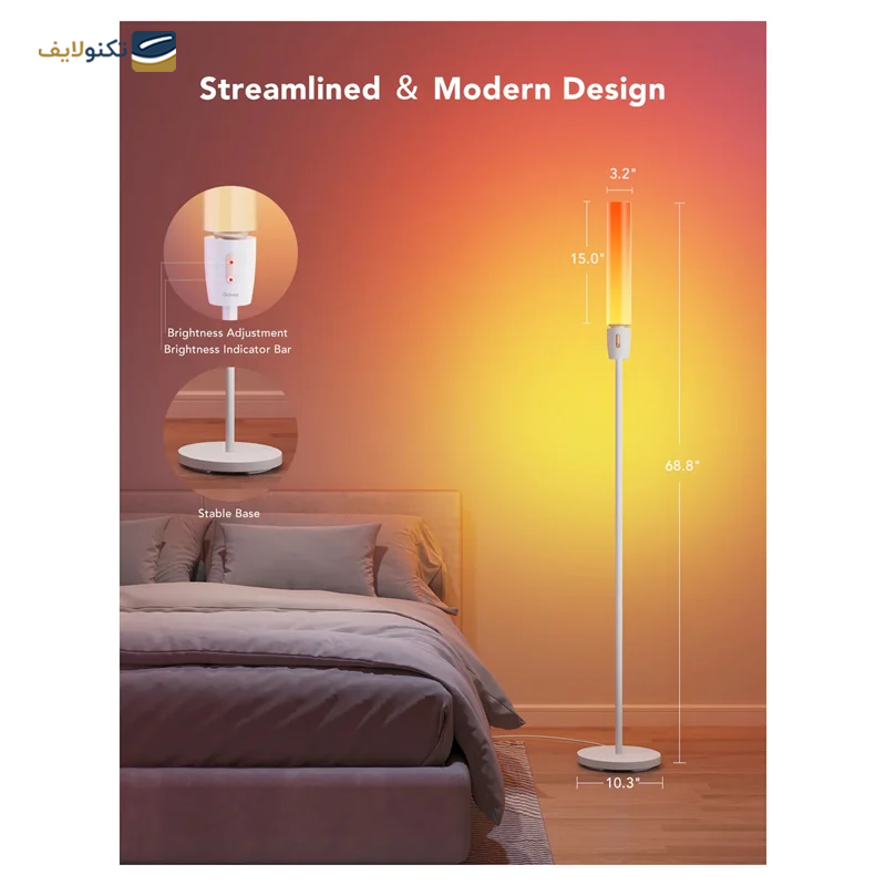 gallery-چراغ هوشمند گووی مدل RGBICWW Floor Lamp 2 H607C copy.png gallery-چراغ هوشمند گووی مدل RGBICWW Floor Lamp 2 H607C copy.png