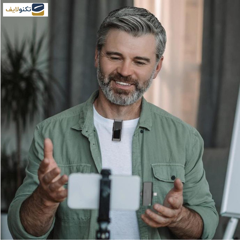 ست میکروفن بی سیم پاورولوجی مدل Lavalier - MFI Pwmic ست میکروفن بی سیم پاورولوجی مدل Lavalier - MFI Pwmic