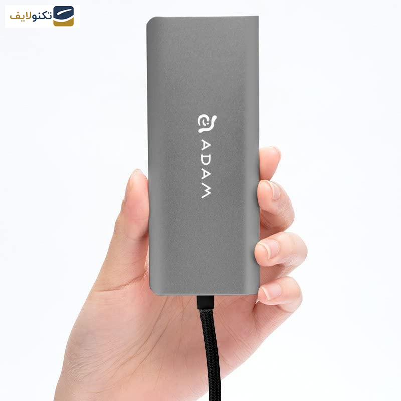 هاب 6 پورت USB-C آدام المنتس مدل CASA A01 هاب 6 پورت USB-C آدام المنتس مدل CASA A01