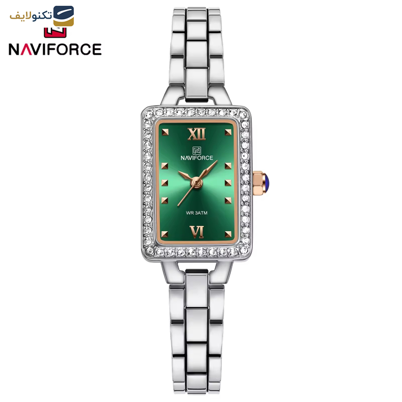 ساعت مچی عقربه ای زنانه نیوی فورس مدل NF5043SGNS ساعت مچی عقربه ای زنانه نیوی فورس مدل NF5043SGNS