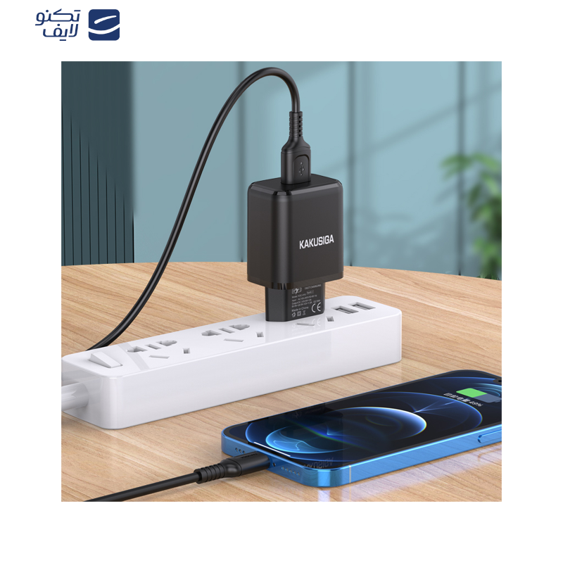 شارژر دیواری 18 وات کاکوسیگا مدل KSC-916 شارژر دیواری 18 وات کاکوسیگا مدل KSC-916