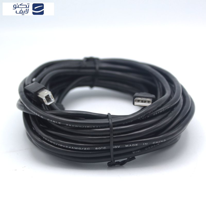 کابل USB پرینتر ای نت مدل EN-BM1000BL طول 10 متر کابل USB پرینتر ای نت مدل EN-BM1000BL طول 10 متر