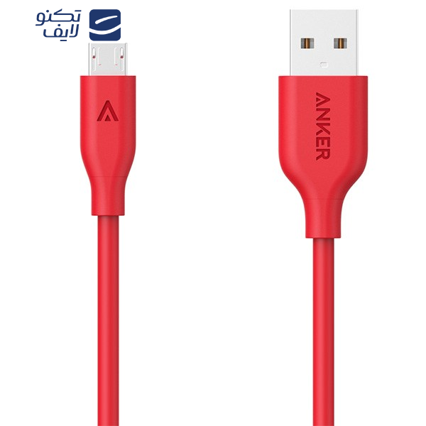 کابل تبدیل USB به microUSB انکر مدل A8132 PowerLine طول 0.9 متر کابل تبدیل USB به microUSB انکر مدل A8132 PowerLine طول 0.9 متر