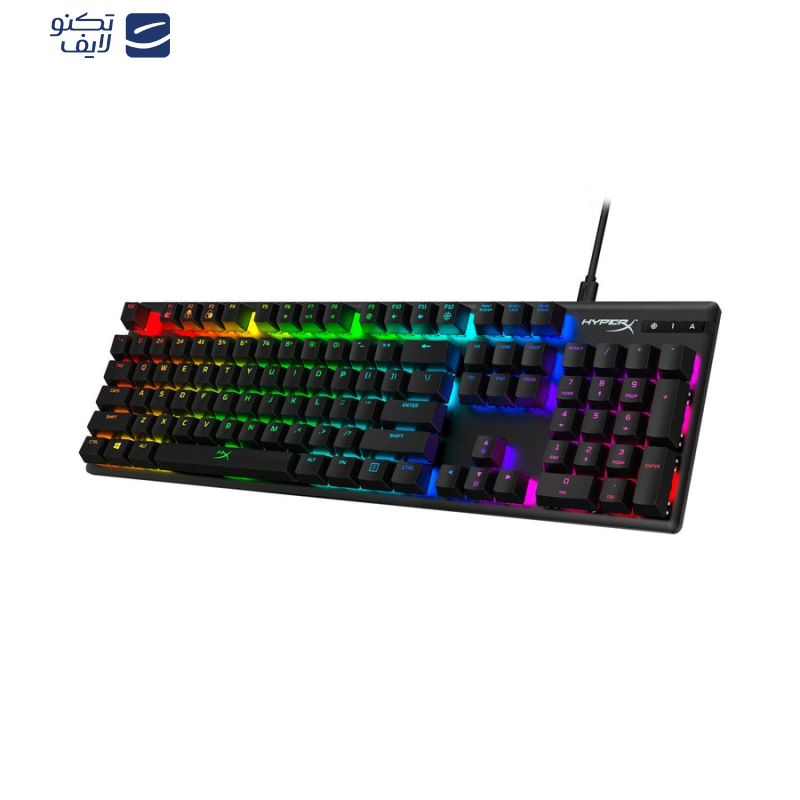 کیبورد مخصوص بازی هایپرایکس مدل HyperX Alloy Origins Full Size کیبورد مخصوص بازی هایپرایکس مدل HyperX Alloy Origins Full Size