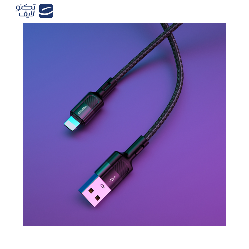 کابل تبدیل USB به لایتنینگ کاکوسیگا مدل KSC-458 طول 1.2 متر کابل تبدیل USB به لایتنینگ کاکوسیگا مدل KSC-458 طول 1.2 متر