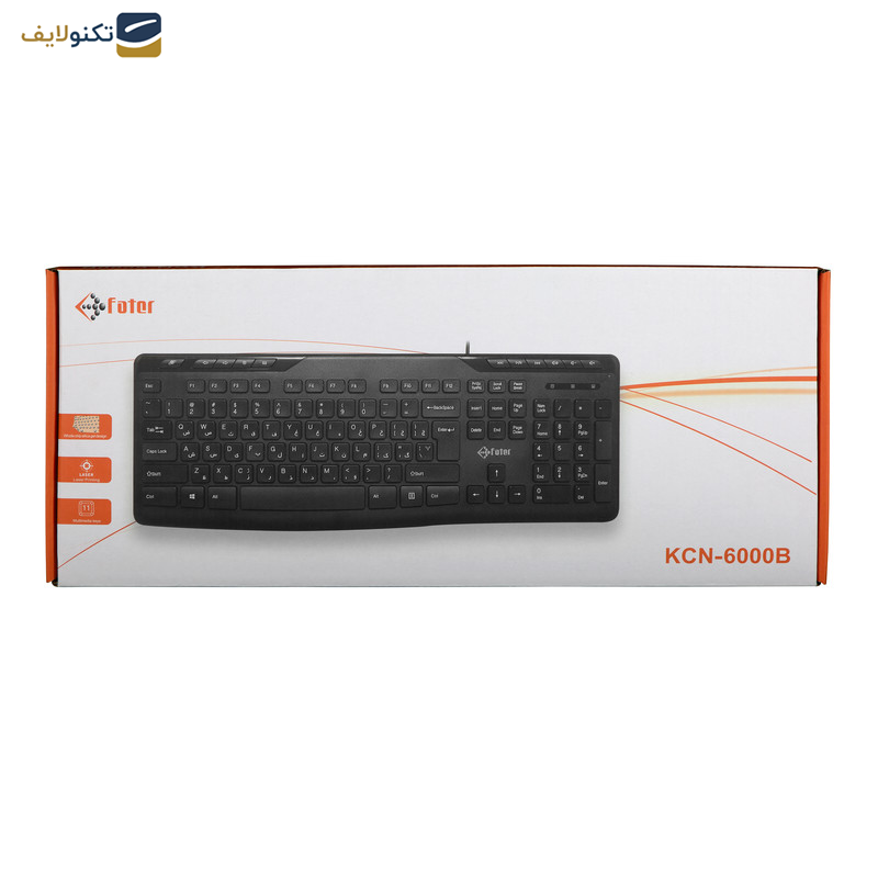 کیبورد فاطر مدل KCN-6000B کیبورد فاطر مدل KCN-6000B