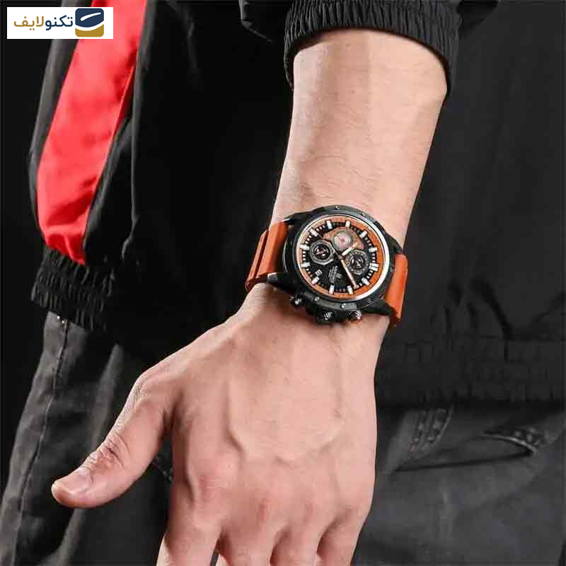ساعت مچی عقربهای مردانه نیوی فورس مدل NF8036 BK OR ساعت مچی عقربهای مردانه نیوی فورس مدل NF8036 BK OR