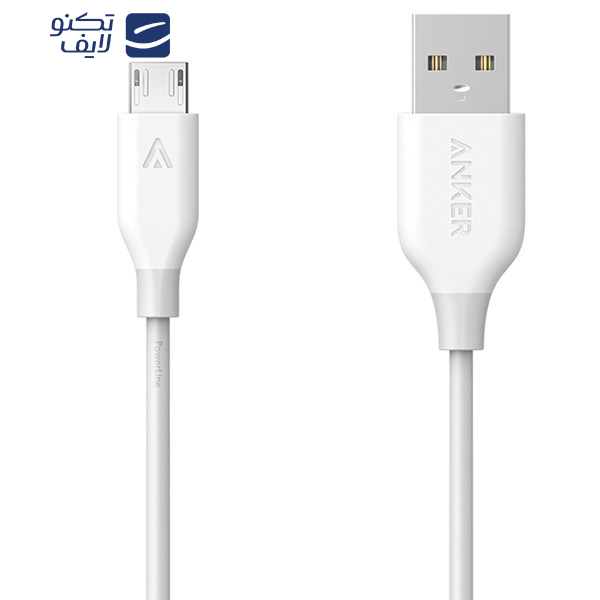 کابل تبدیل USB به microUSB انکر مدل A8132 PowerLine طول 0.9 متر کابل تبدیل USB به microUSB انکر مدل A8132 PowerLine طول 0.9 متر