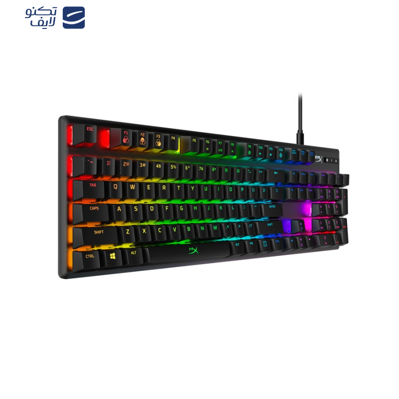 کیبورد مخصوص بازی هایپرایکس مدل HyperX Alloy Origins Full Size کیبورد مخصوص بازی هایپرایکس مدل HyperX Alloy Origins Full Size