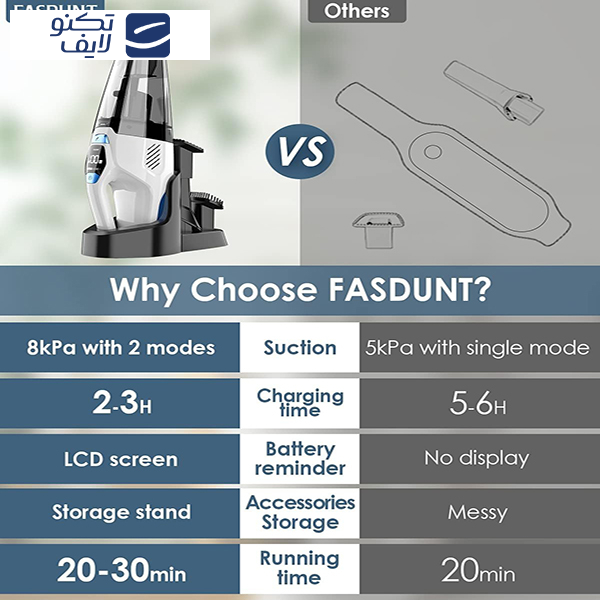 جارو شارژی دستی مدل HV1 جارو شارژی دستی مدل HV1