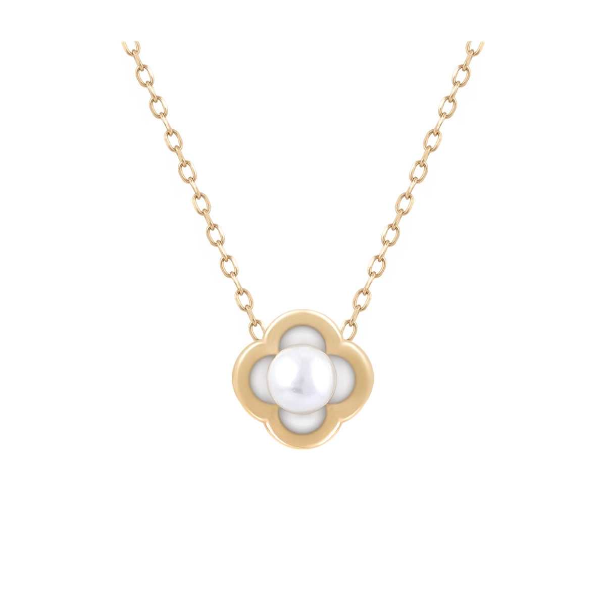 گردنبند طلا زنانه بان گالری مدل ونکلیف مروارید مینی گردنبند طلا زنانه بان گالری مدل ونکلیف مروارید مینی