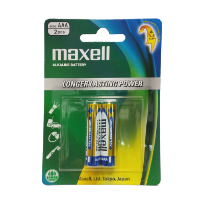 باتری نیم قلمی مکسل مدل Alkaline بسته دو عددی باتری نیم قلمی مکسل مدل Alkaline بسته دو عددی