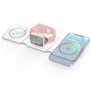 شارژر بی سیم 3 در 1 فورس مدل FPMSINDUC3EN1W MagSafe شارژر بی سیم 3 در 1 فورس مدل FPMSINDUC3EN1W MagSafe