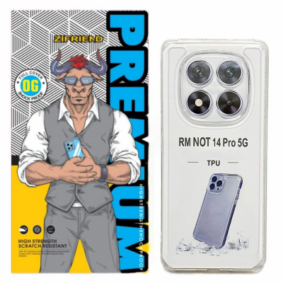 کاور گوشی شیائومی Redmi Note 14 Pro 5G زیفرند مدل ژله ای