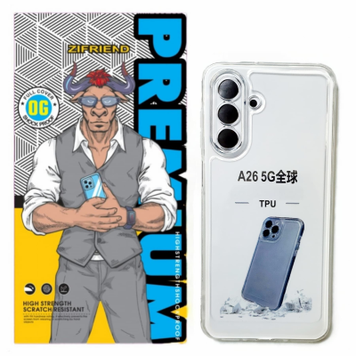 کاور گوشی سامسونگ Galaxy A26 زیفرند مدل ژله ای محافظ لنز