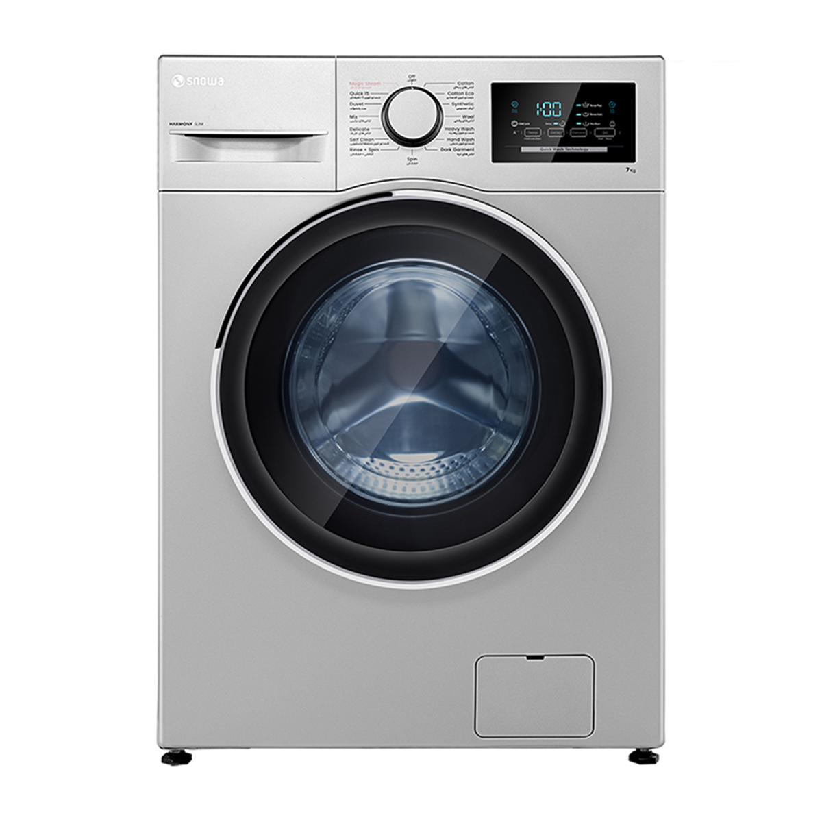 ماشین لباسشویی اسنوا 7 کیلویی سری هارمونی اسليم SWM-71157 ماشین لباسشویی اسنوا 7 کیلویی سری هارمونی اسليم SWM-71157-small-image