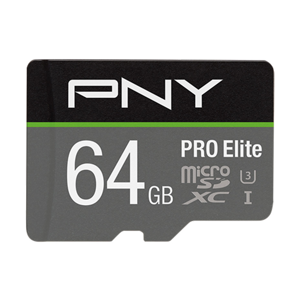 کارت حافظه microSDXC پی ان وای مدل Pro Elite A1 V30 کلاس 10 استاندارد UHS-I U3 سرعت 100MBps ظرفیت 64 گیگابایت به همراه آداپتور SD کارت حافظه microSDXC پی ان وای مدل Pro Elite A1 V30 کلاس 10 استاندارد UHS-I U3 سرعت 100MBps ظرفیت 64 گیگابایت به همراه آداپتور SD