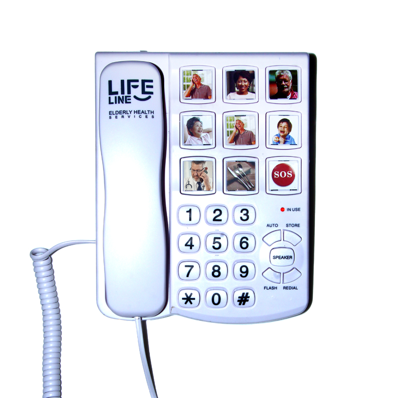 تلفن لایف لاین مدل ویژه سالمندان PA-038 تلفن لایف لاین مدل ویژه سالمندان PA-038