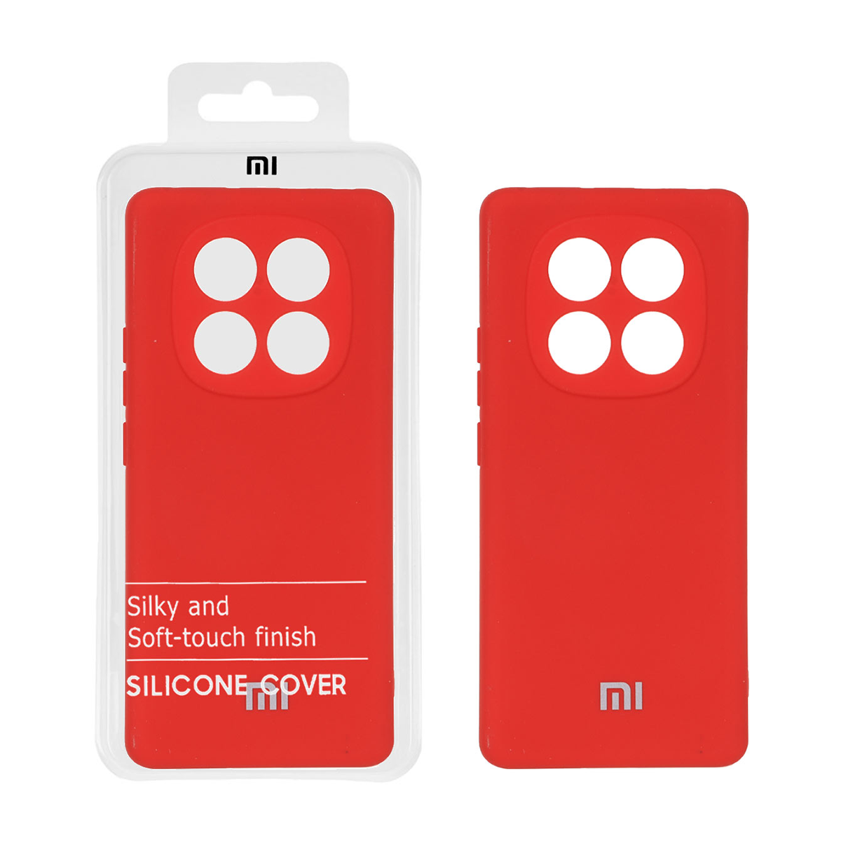 کاور گوشی شیائومی Redmi Note 14 Pro 4G مدل سیلیکونی محافظ لنزدار