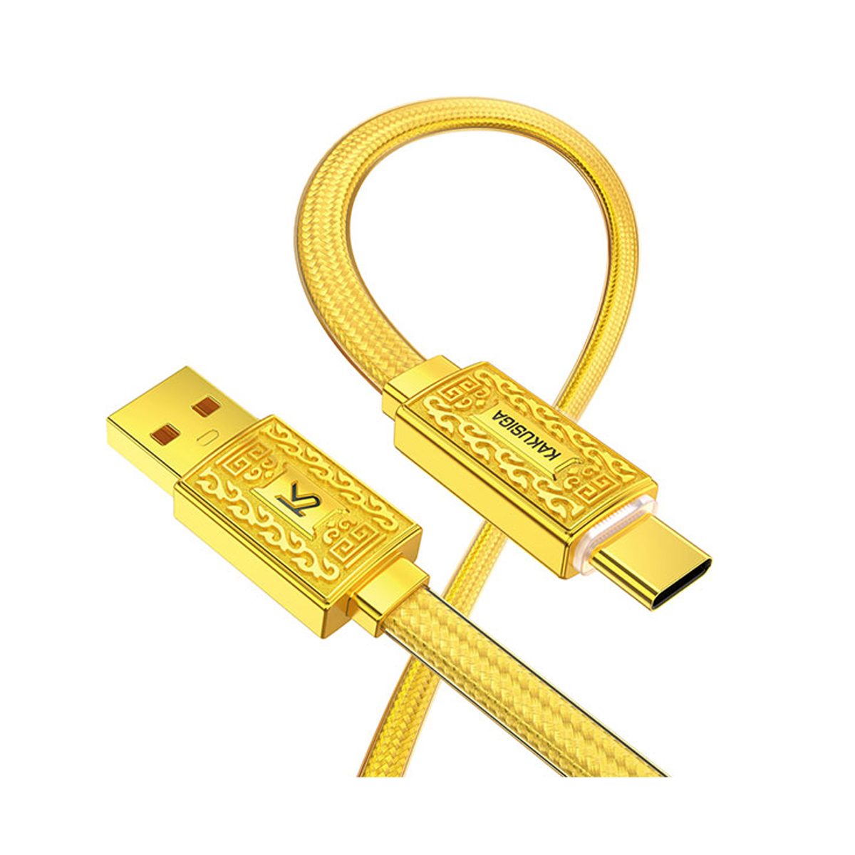 کابل تایپ سی کاکوسیگا مدل KSC-801 طول 1.2 متر کابل تایپ سی کاکوسیگا مدل KSC-801 طول 1.2 متر