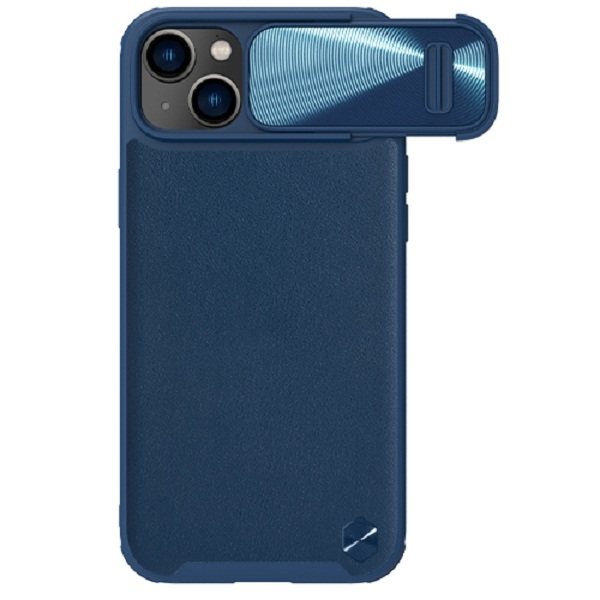 کاور گوشی اپل iPhone 14 Plus نیلکین مدل CamShield Leather S Case