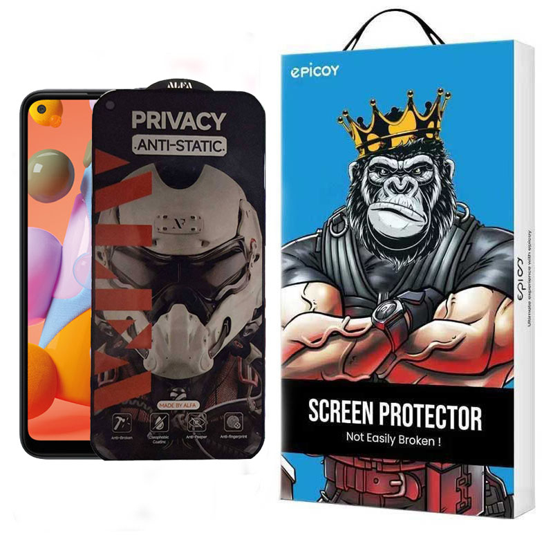 محافظ صفحه نمایش حریم شخصی گوشی سامسونگ Galaxy M11 اپیکوی مدل Alpha