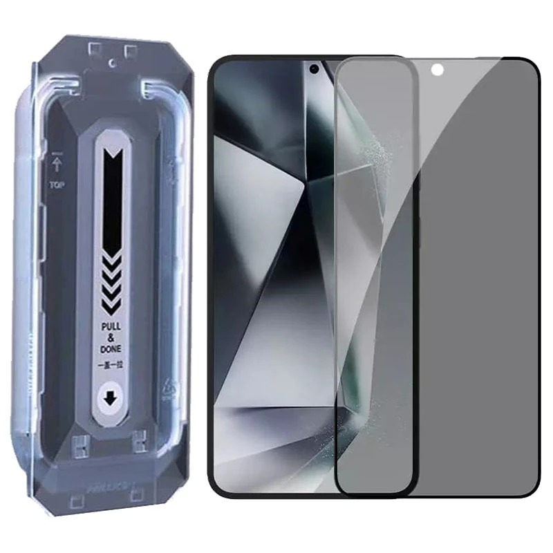 محافظ صفحه نمایش حریم شخصی گوشی سامسونگ Galaxy S25 Edge - S25 Plus نیلکین مدل Guardian Full privacy به همراه کیت نصب