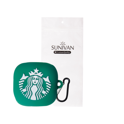 کاور کیس هندزفری سامسونگ Galaxy Buds Live - Buds Pro - buds 2 - buds 2 pro - Fe سانیوان مدل STARBUCKS کاور کیس هندزفری سامسونگ Galaxy Buds Live - Buds Pro - buds 2 - buds 2 pro - Fe سانیوان مدل STARBUCKS
