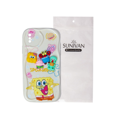 کاور گوشی اپل iPhone XS سانیوان مدل باب اسفنجی کاور گوشی اپل iPhone XS سانیوان مدل باب اسفنجی