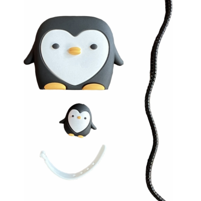 محافظ کابل و شارژر 20W اپل مدل Penguin مجموعه 4 عددی