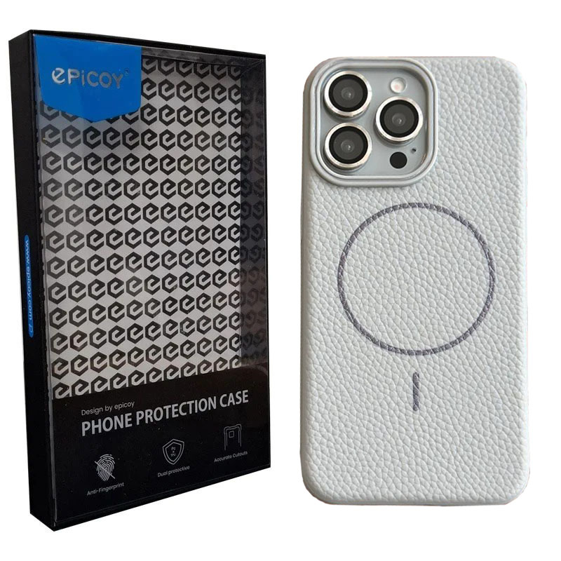 کاور گوشی اپل iPhone 16 Pro Max اپیکوی مدل Leather Magnetic