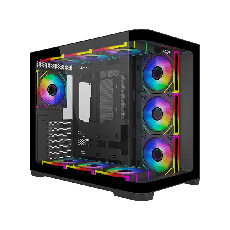 کیس کامپیوتر گیمینگ اوست مدل GT-AQ18-MB کیس کامپیوتر گیمینگ اوست مدل GT-AQ18-MB