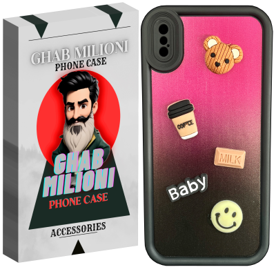 کاور گوشی اپل IPHONE XS MAX قاب میلیونی مدل BABYMILK-VD34
