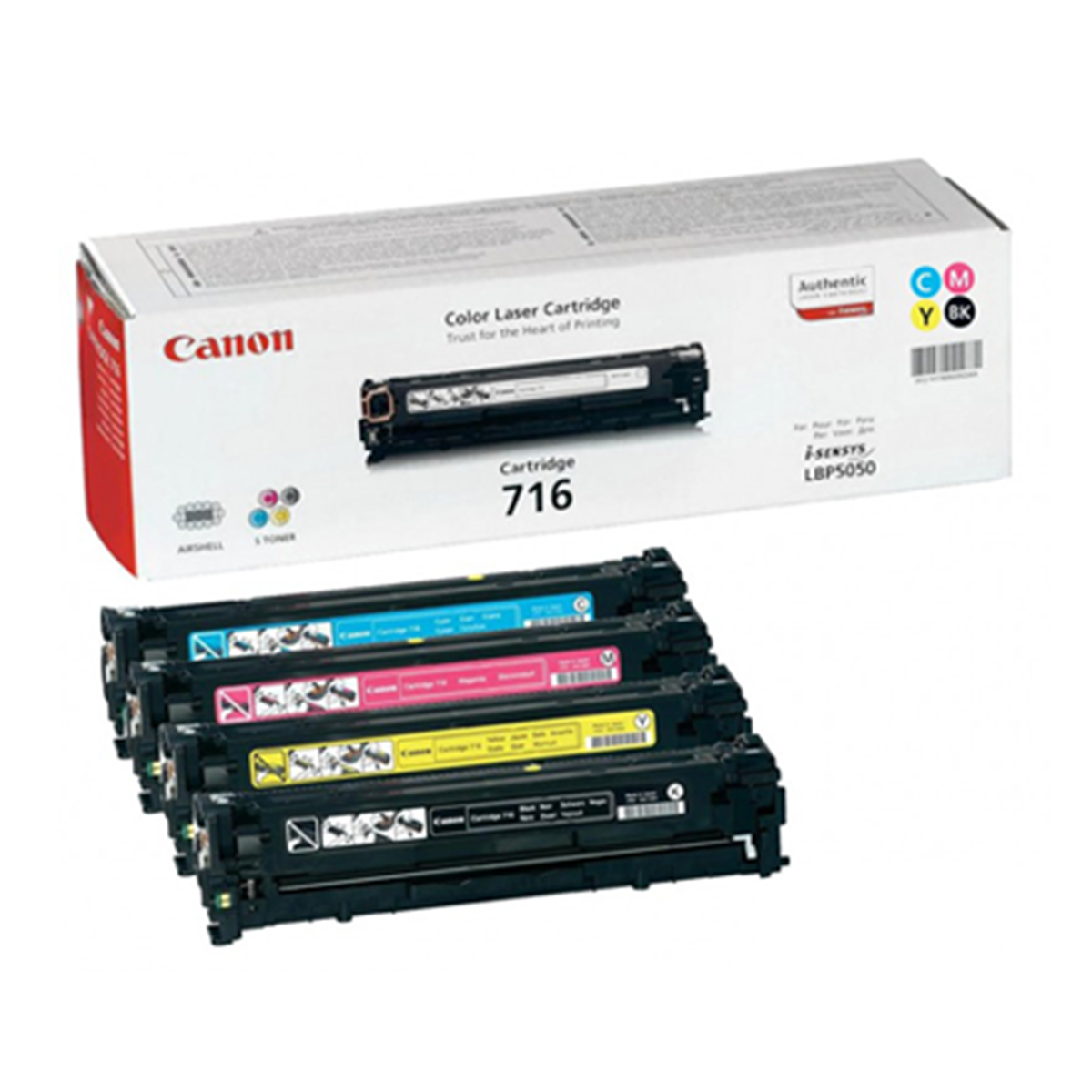 ست رنگی کارتریج کانن مدل 716 ست رنگی کارتریج کانن مدل 716