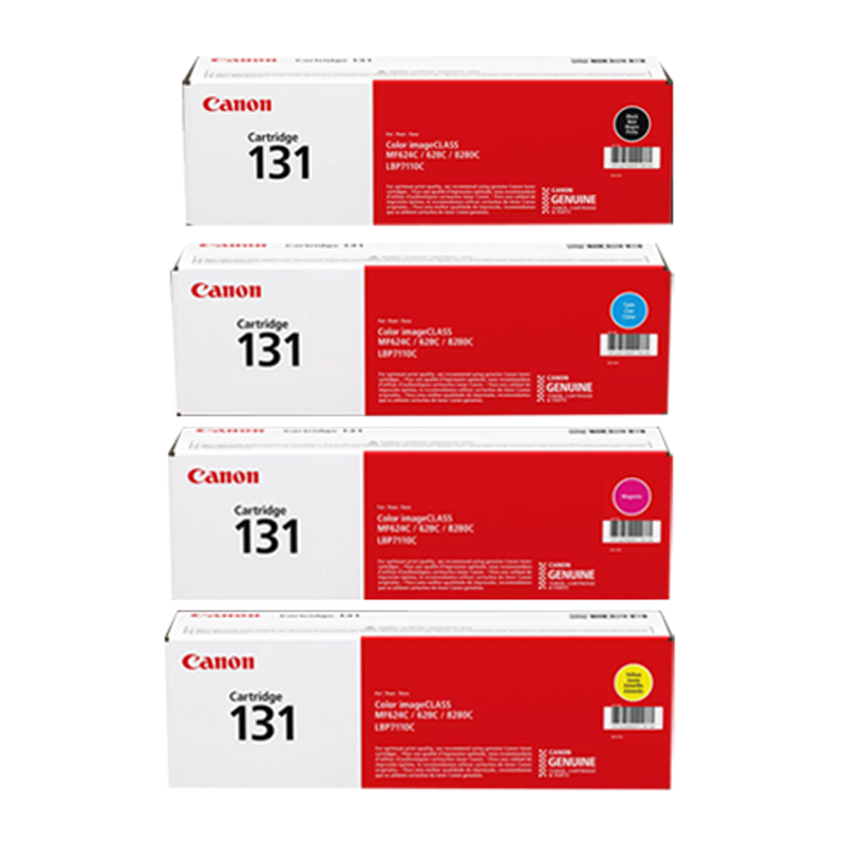 ست رنگی کارتریج کانن مدل 131 ست رنگی کارتریج کانن مدل 131