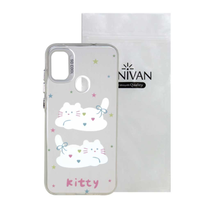 کاور گوشی سامسونگ Galaxy M11 سانیوان مدل فانتزی طرح گربه
