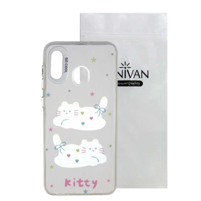 کاور گوشی سامسونگ Galaxy A30 سانیوان مدل فانتزی طرح گربه