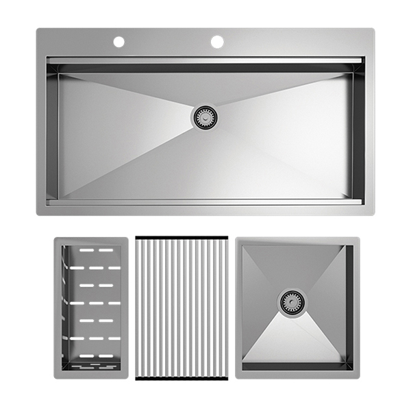 سینک ظرفشویی توکار استیل کن مدل CN90 سینک ظرفشویی توکار استیل کن مدل CN90