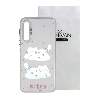 کاور گوشی سامسونگ Galaxy A50S سانیوان مدل فانتزی طرح گربه Kitty